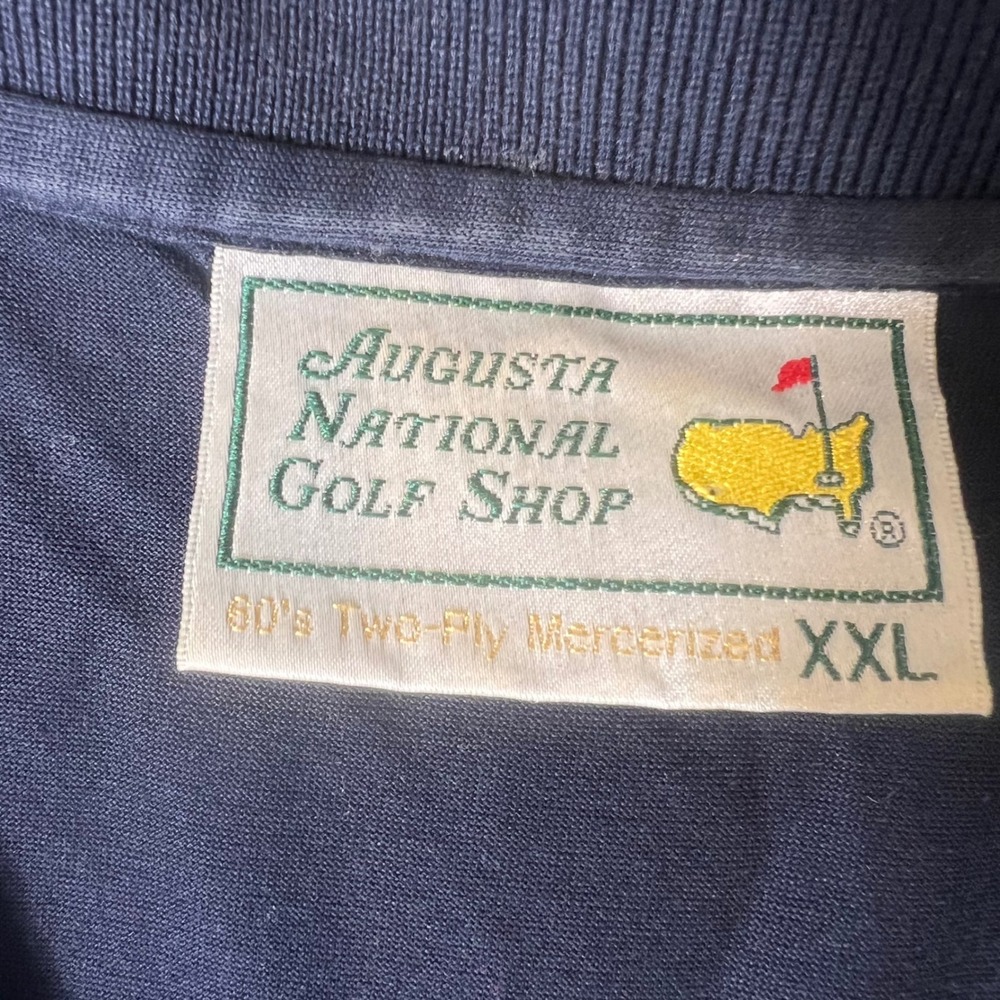 Augusta National Golf Shop Men's XXL 60's two ply Polo shirt Vintage Masters - Picture 4 of 9